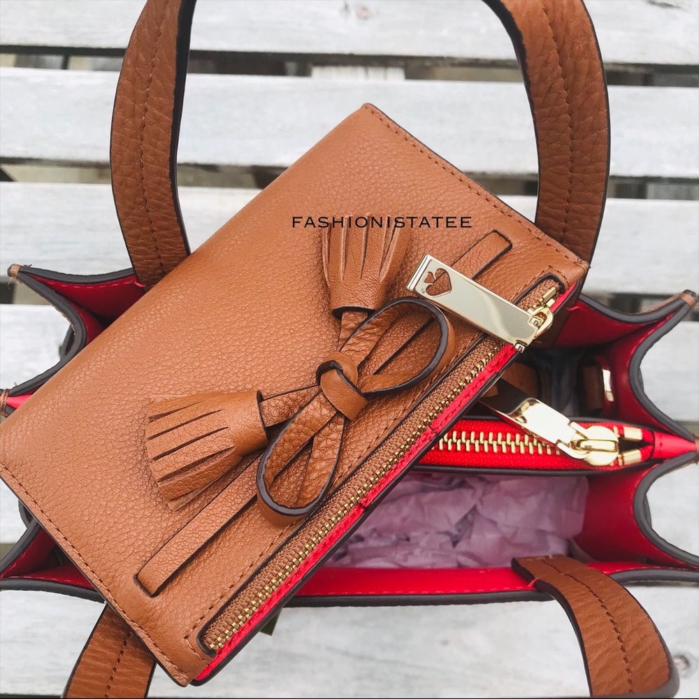 Kate spade HAYES mini satchel SMALL wallet SET - Picture 6 of 8
